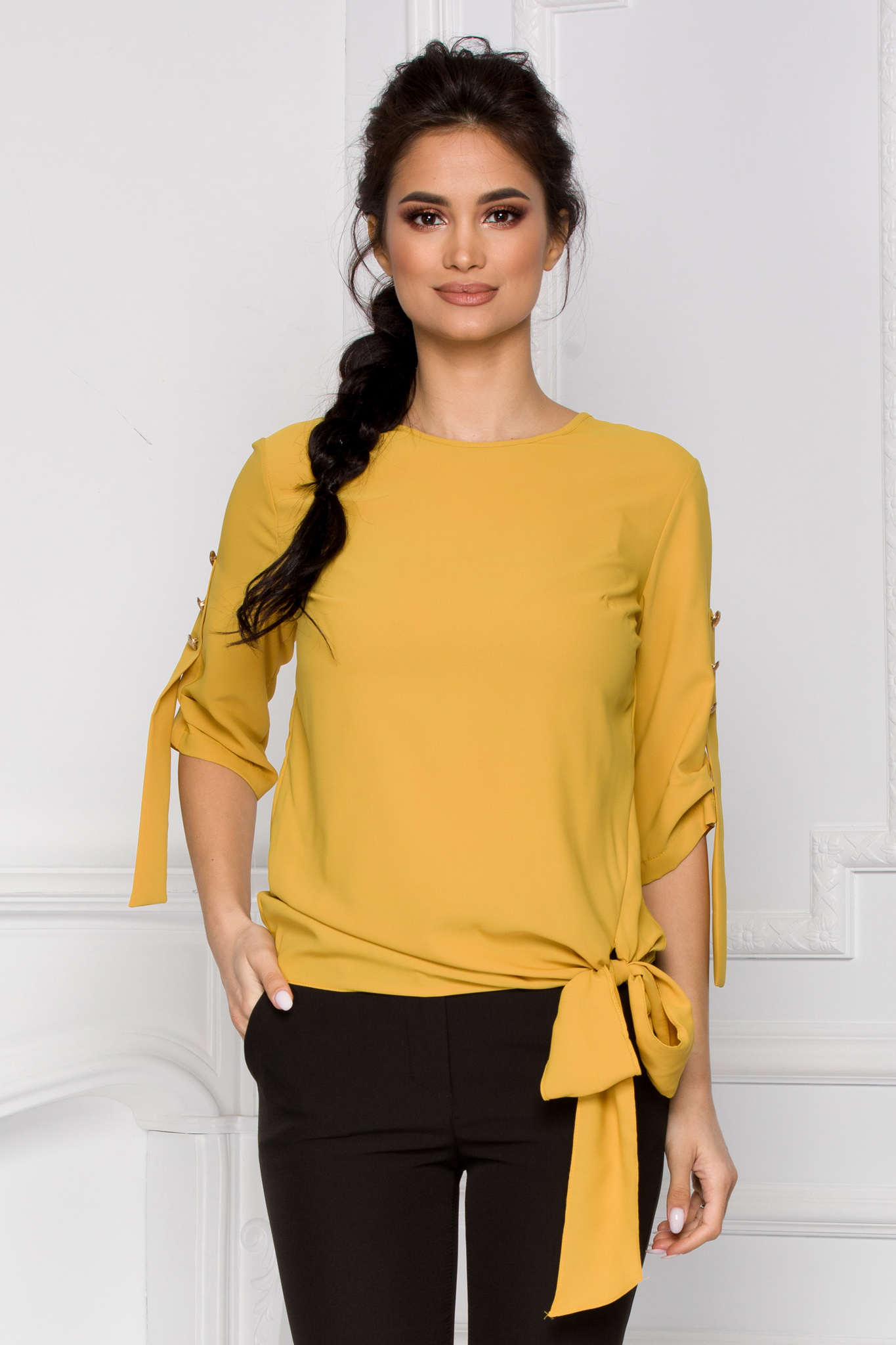 Bluza elisy galbena