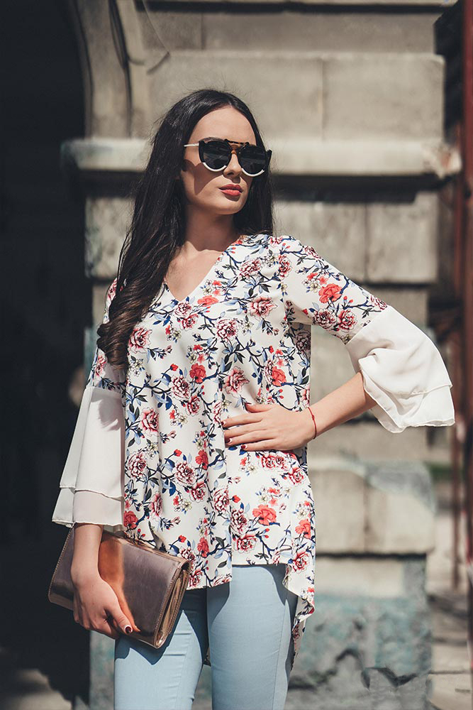 bluza flowers multi