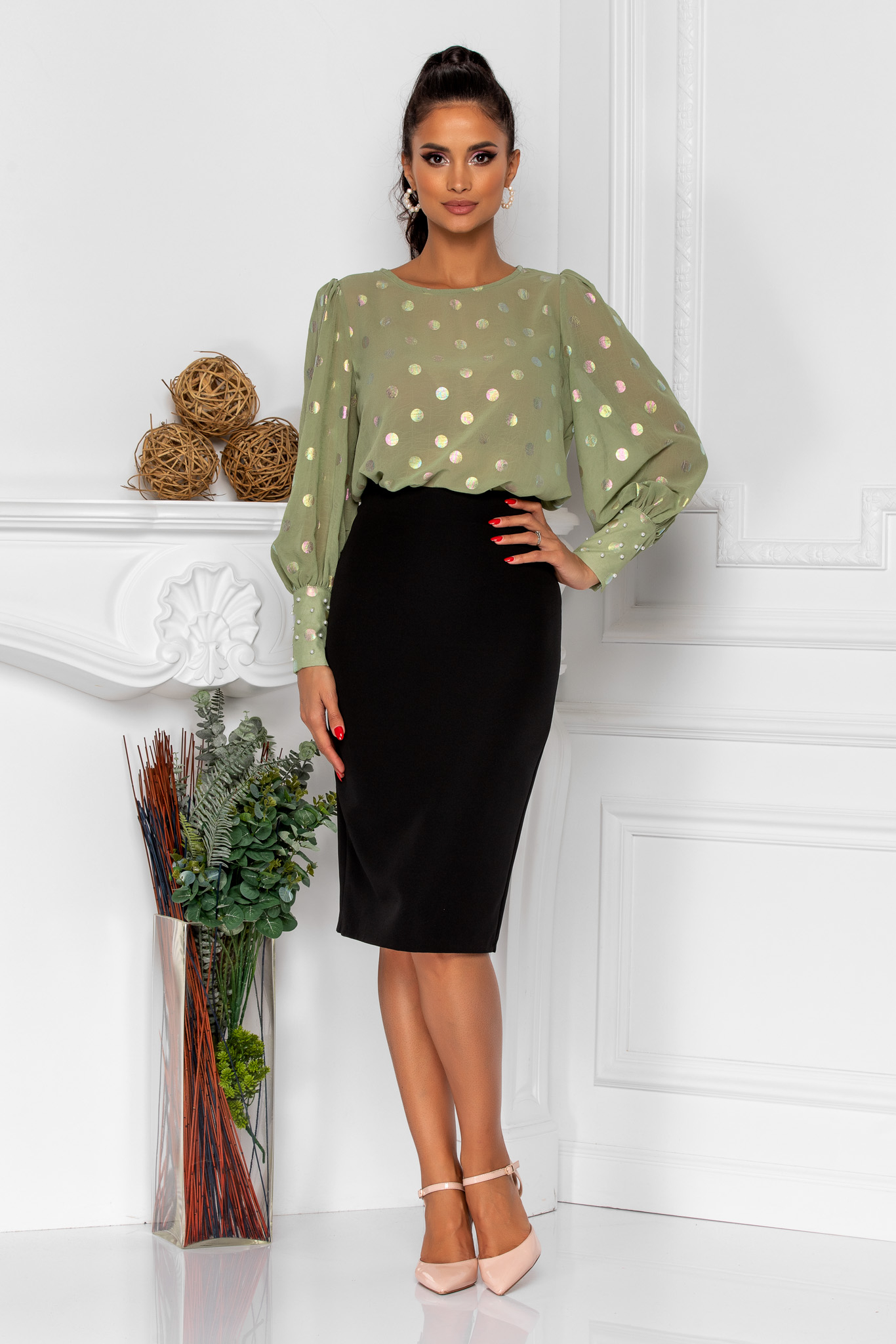 Bluza iarina vernil