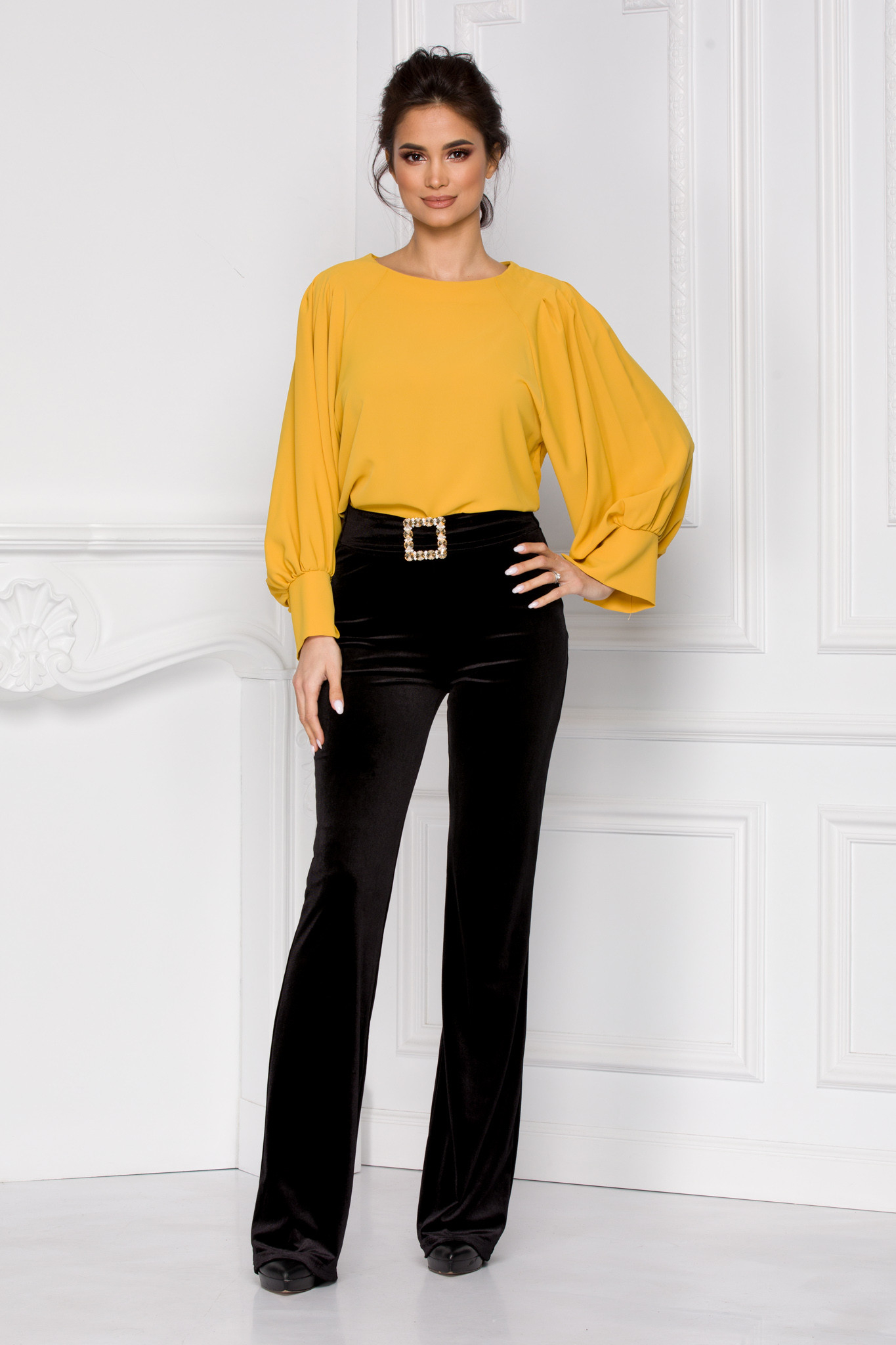 Pantaloni harris negri