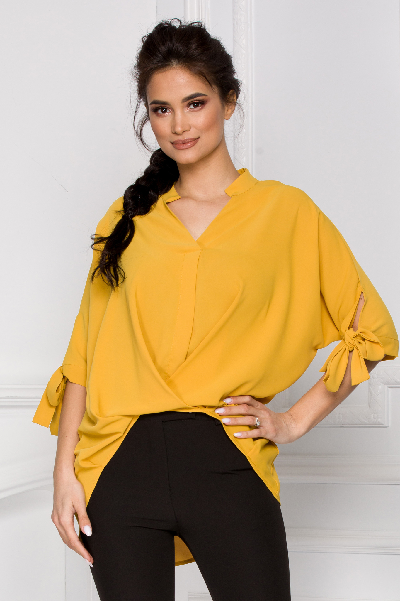 Bluza narya galbena