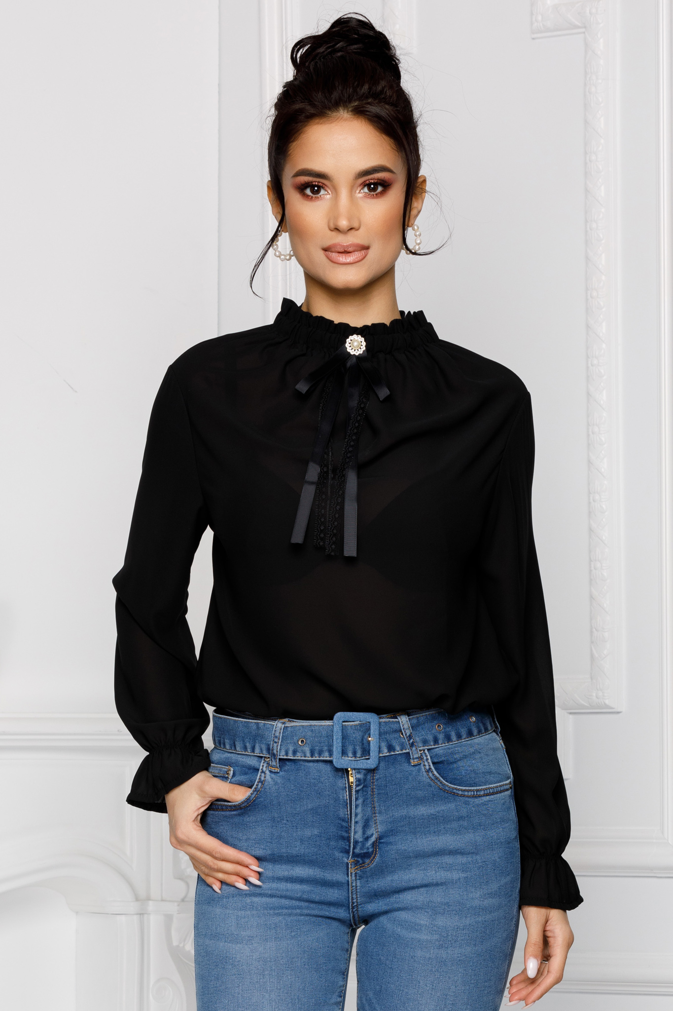 Bluza veil neagra