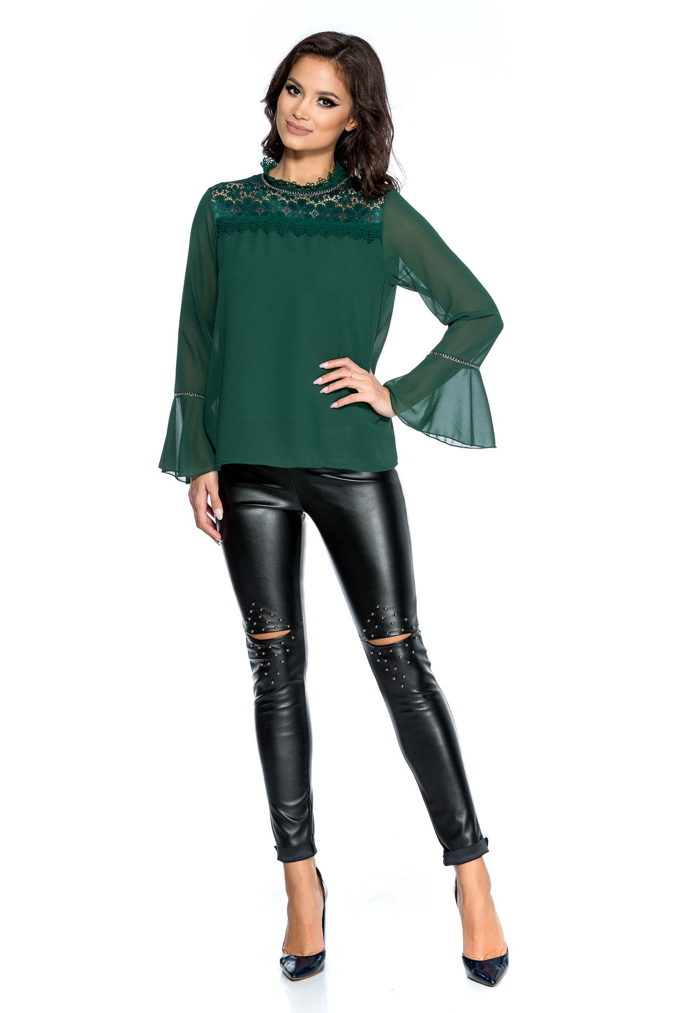 bluza savia verde