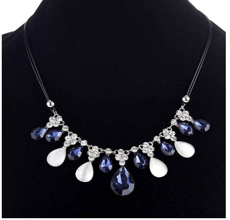 Colier zonc141 bleumarin