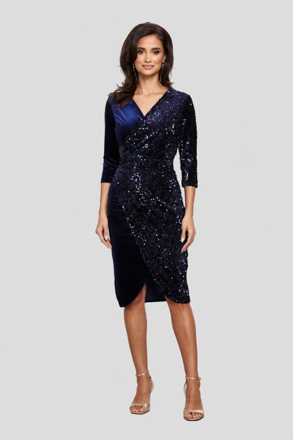 Rochie Leonor Bleumarin