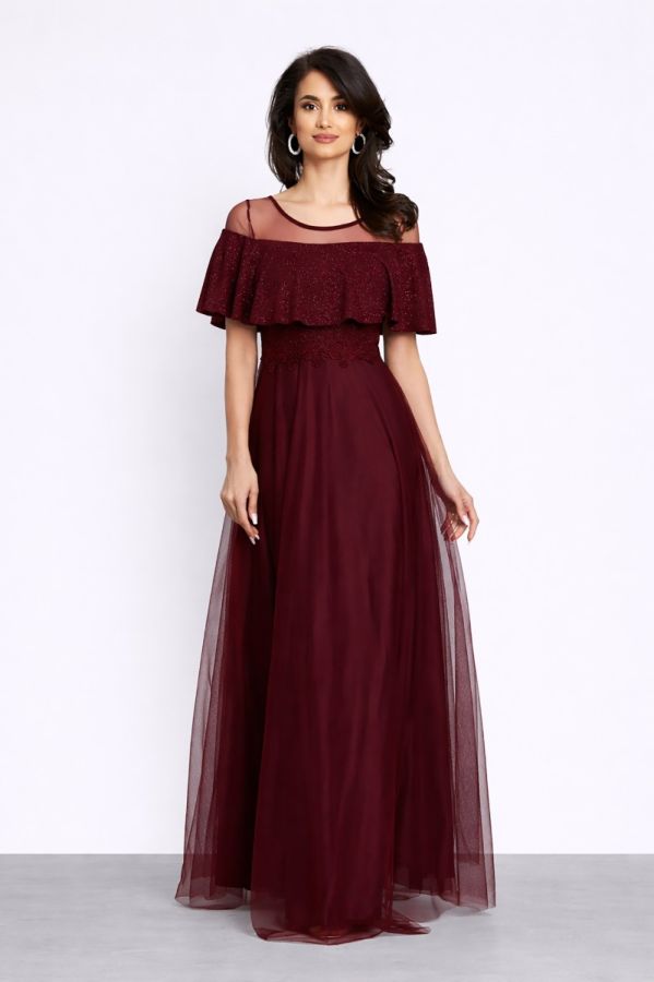Rochie Adellya Bordo