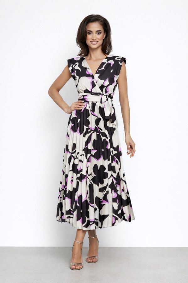 Rochie Carmen Bej Multi