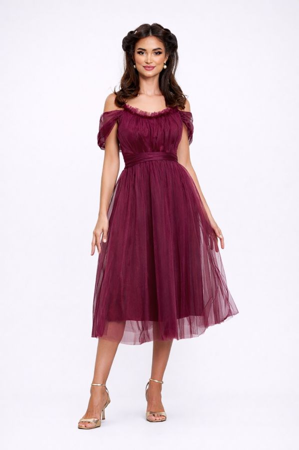 Rochie Queeny Bordo