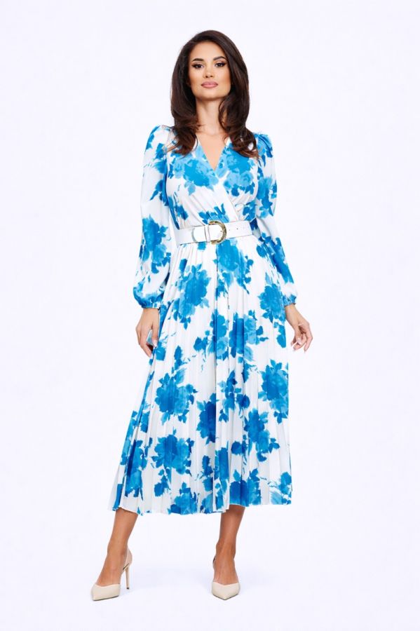 Rochie Malina Albastru Floral
