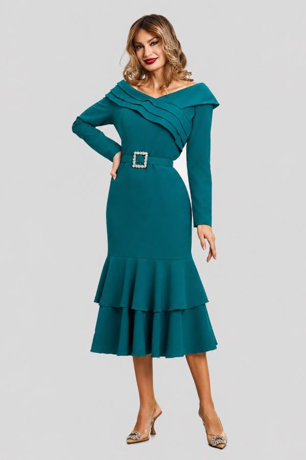 Rochie Adelinne Verde
