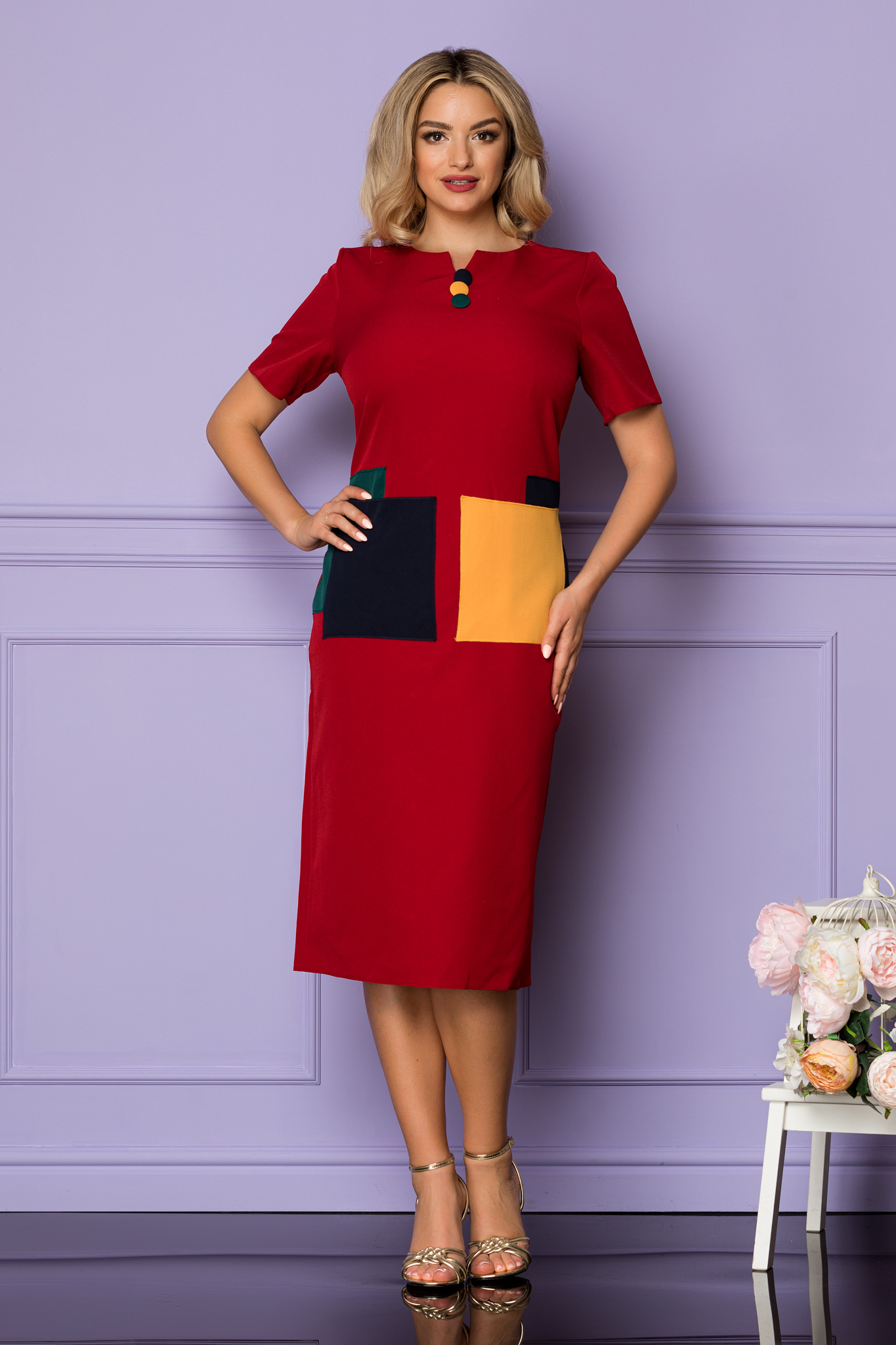 Rochie Rinny Marsala Marimi mari 2023-10-02