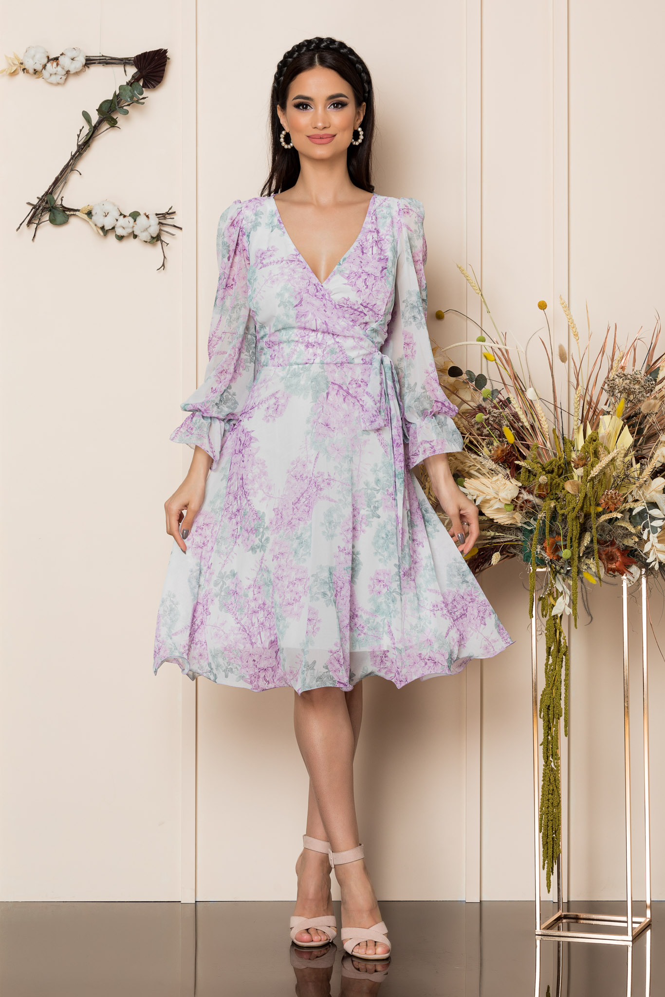 Rochie Simine Lila Floral
