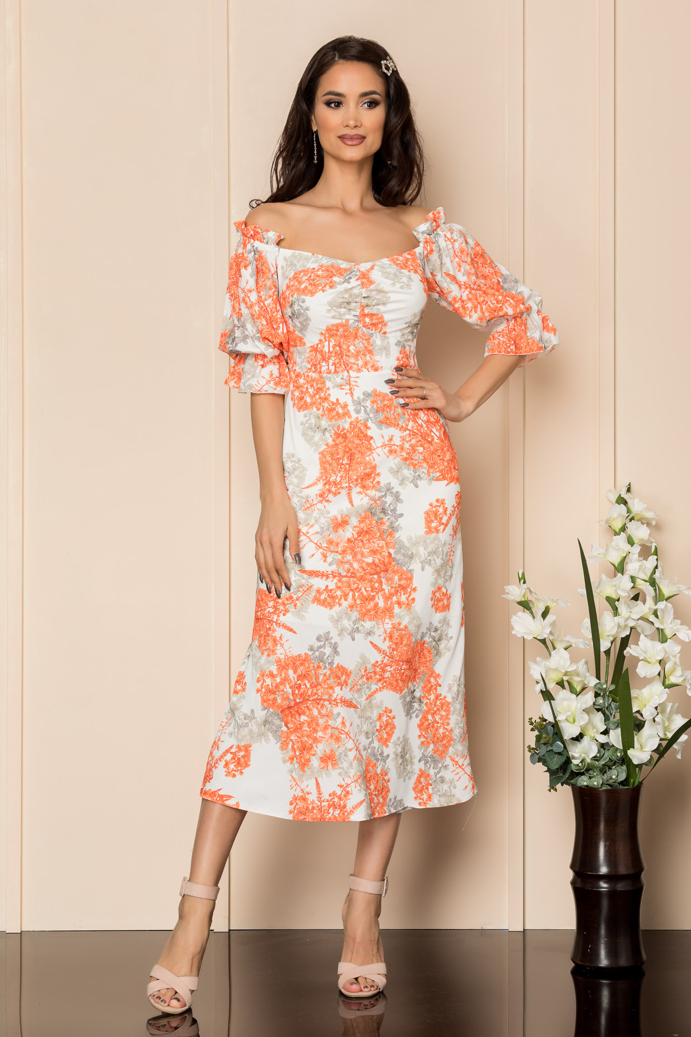 Rochie whitney orange