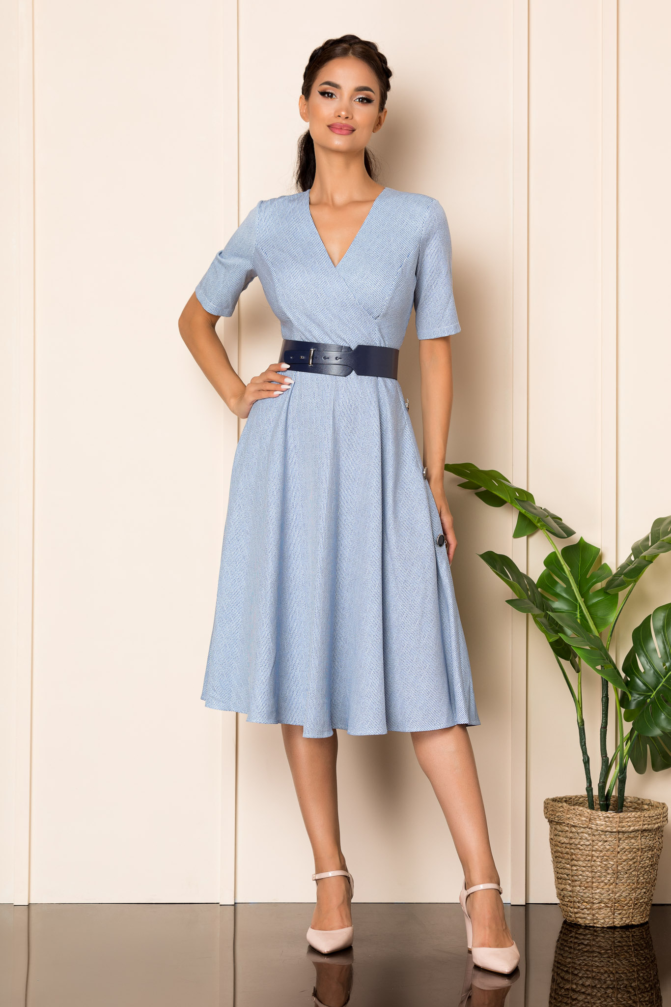 Rochie sara albastra
