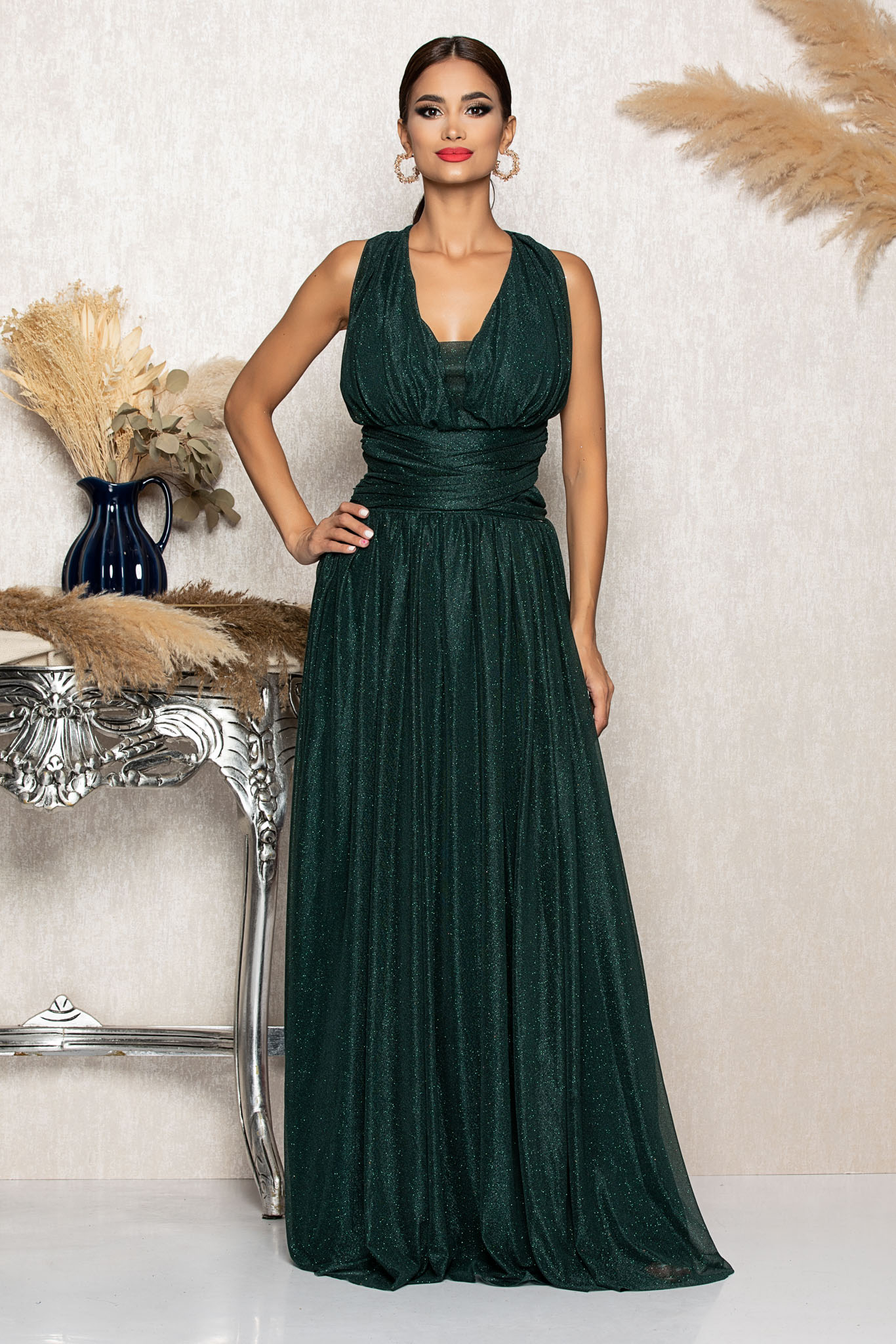Rochie sophisticated verde