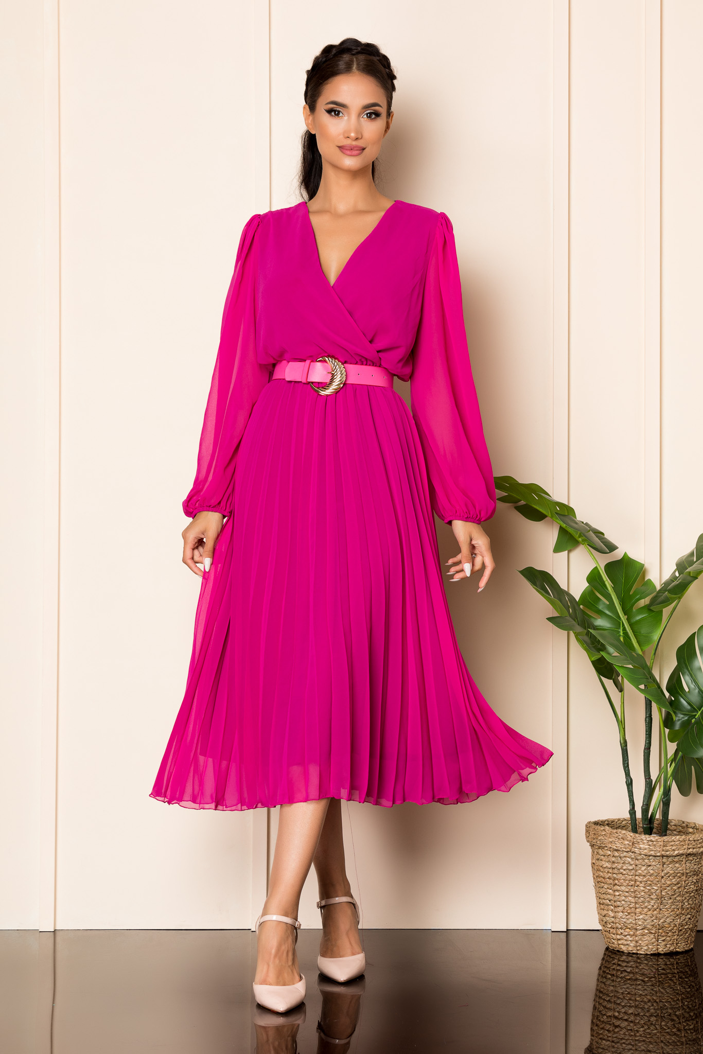 Rochie ingrid fucsia