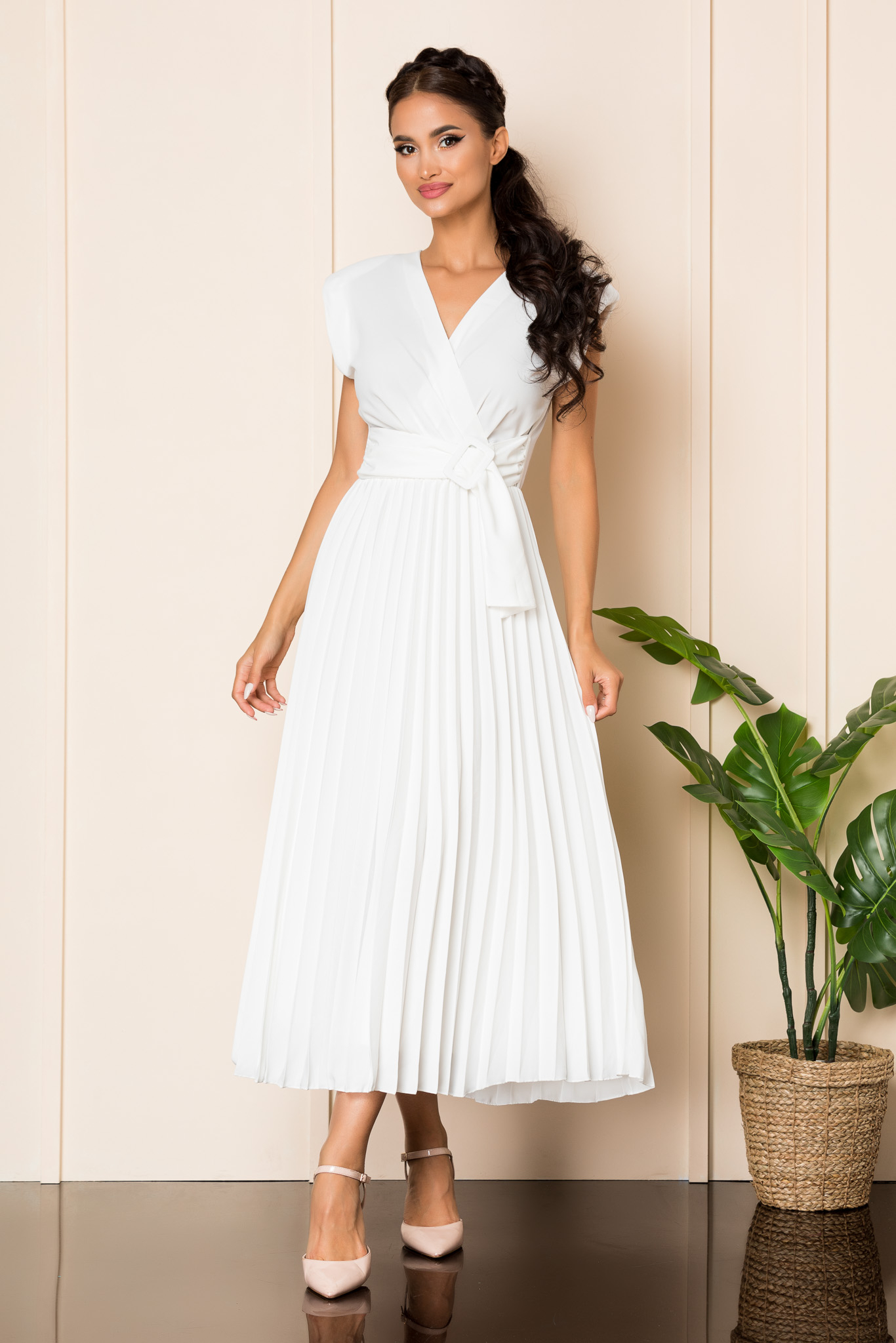 Rochie carmen alba