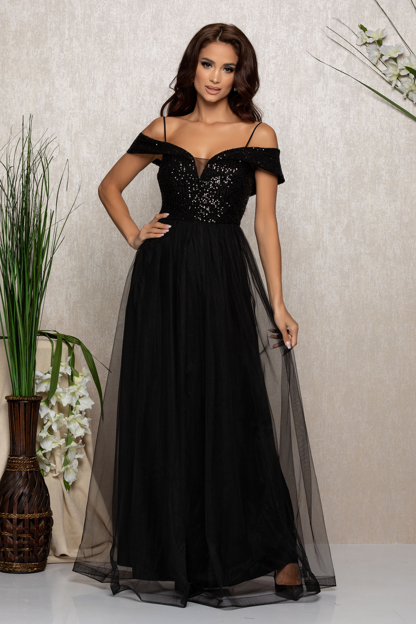 Rochie ducessa neagra
