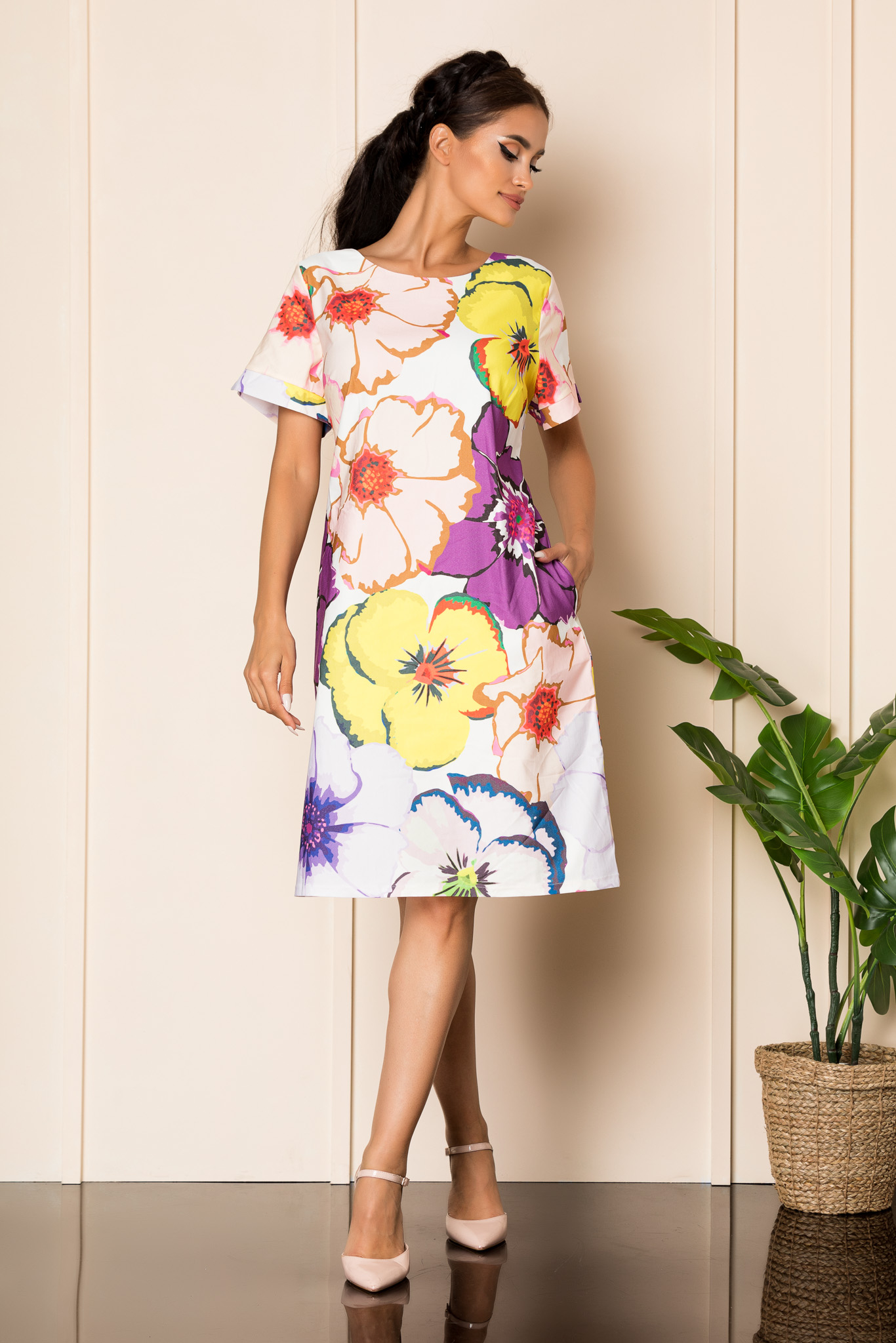 Rochie klarine mov