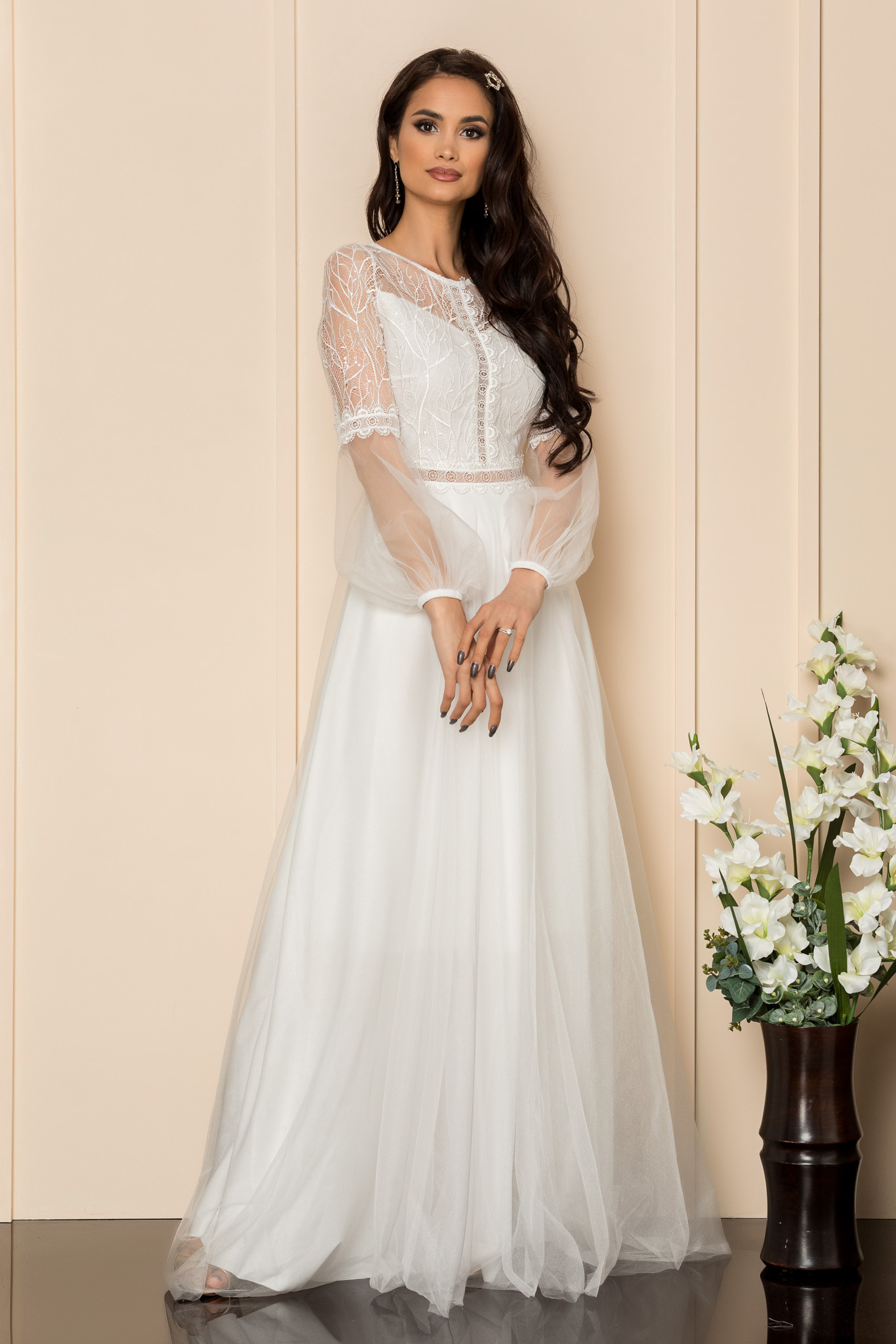 Rochie glamour alba