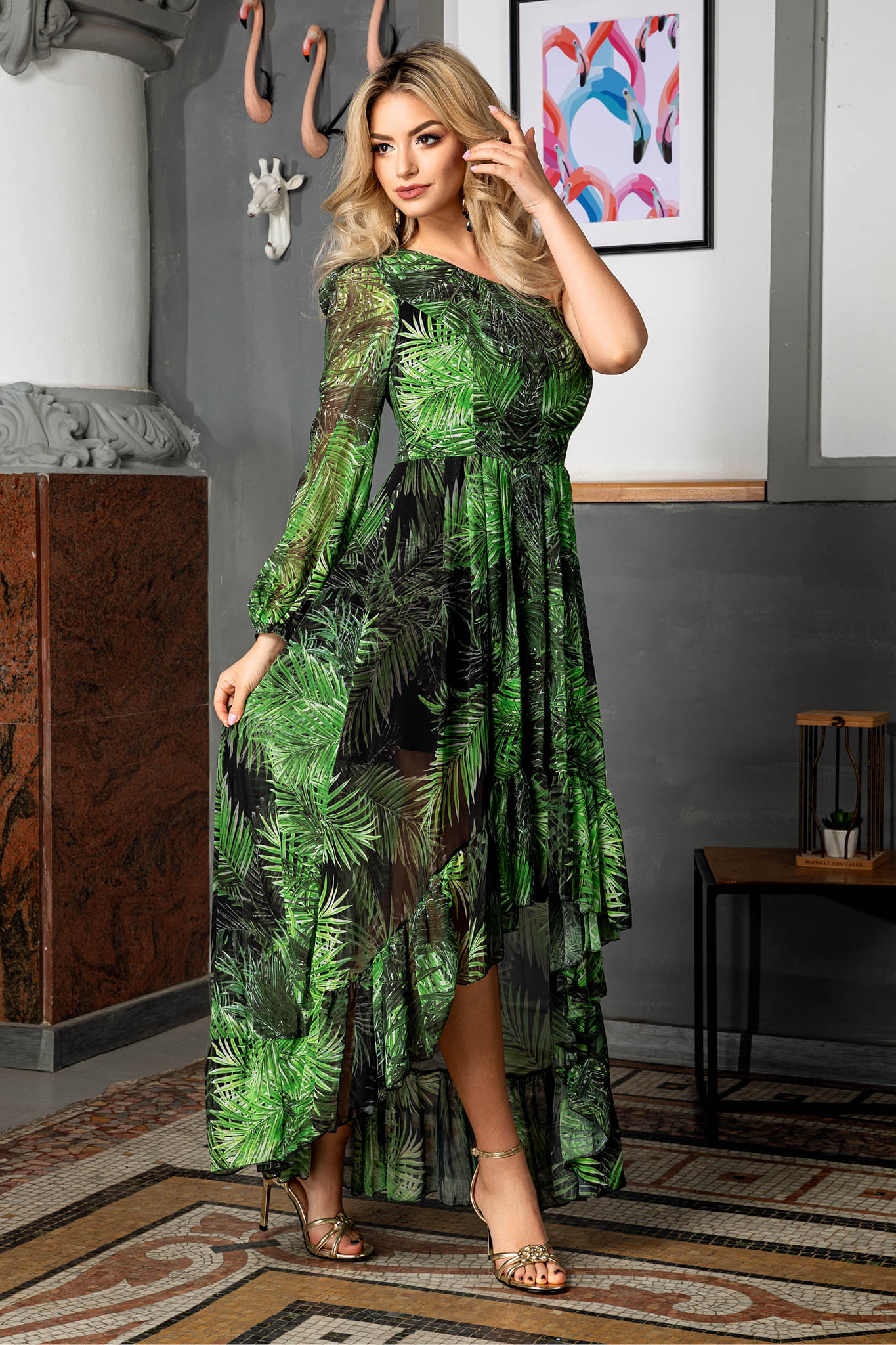 Rochie amelya verde