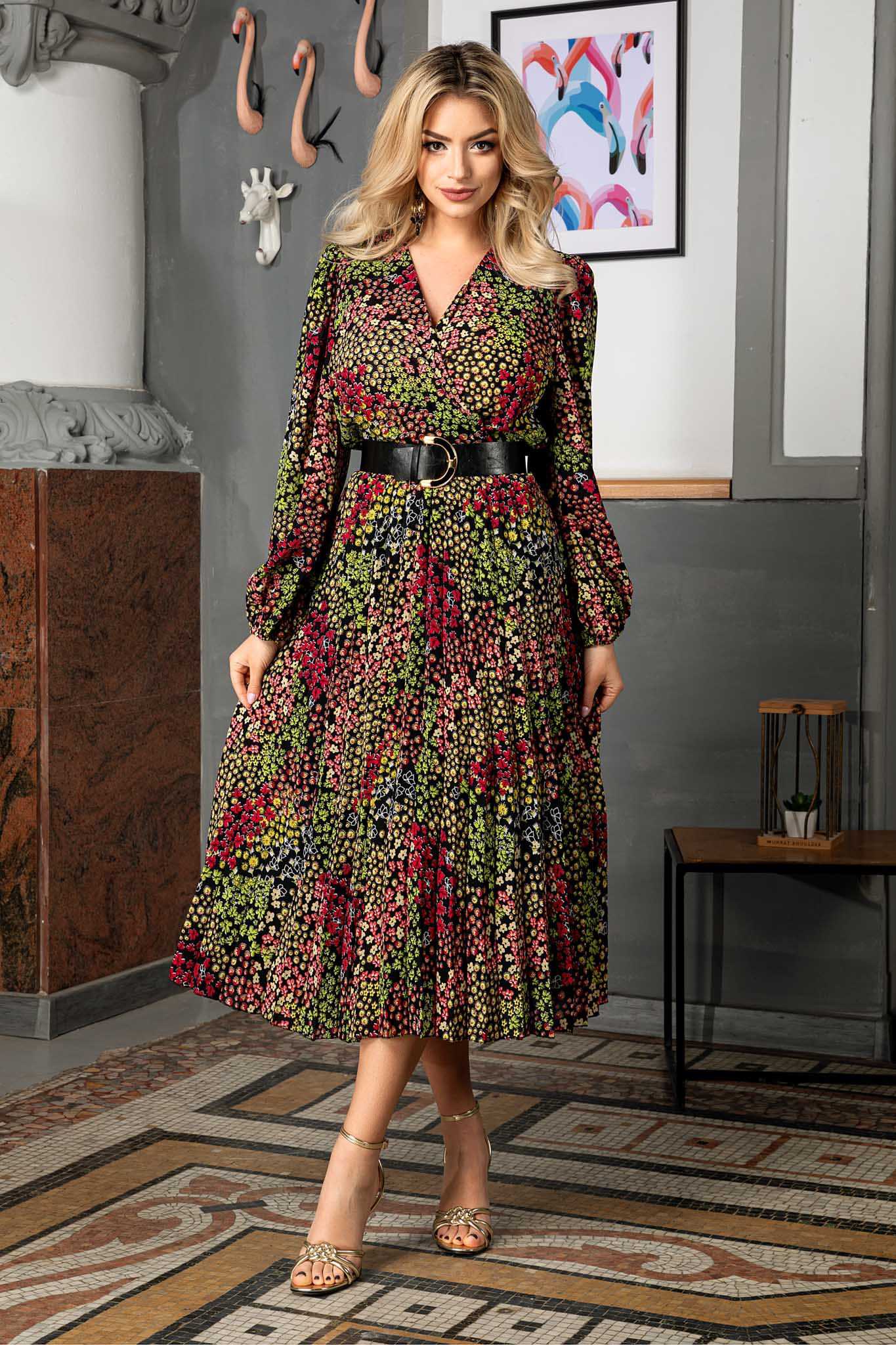 Rochie Malina Multi Floral