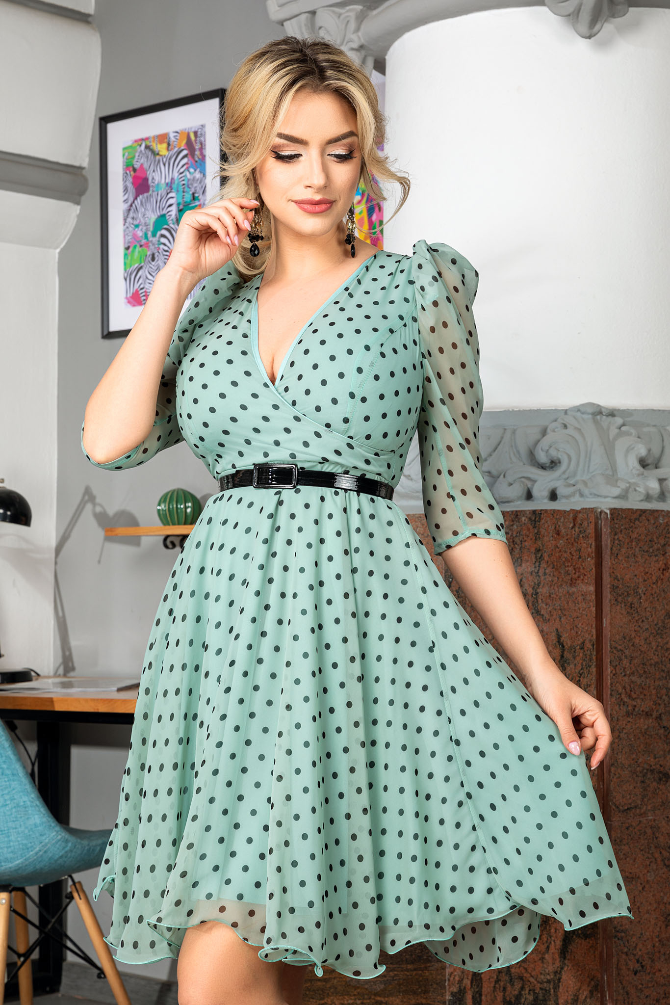 Rochie Magda Mint