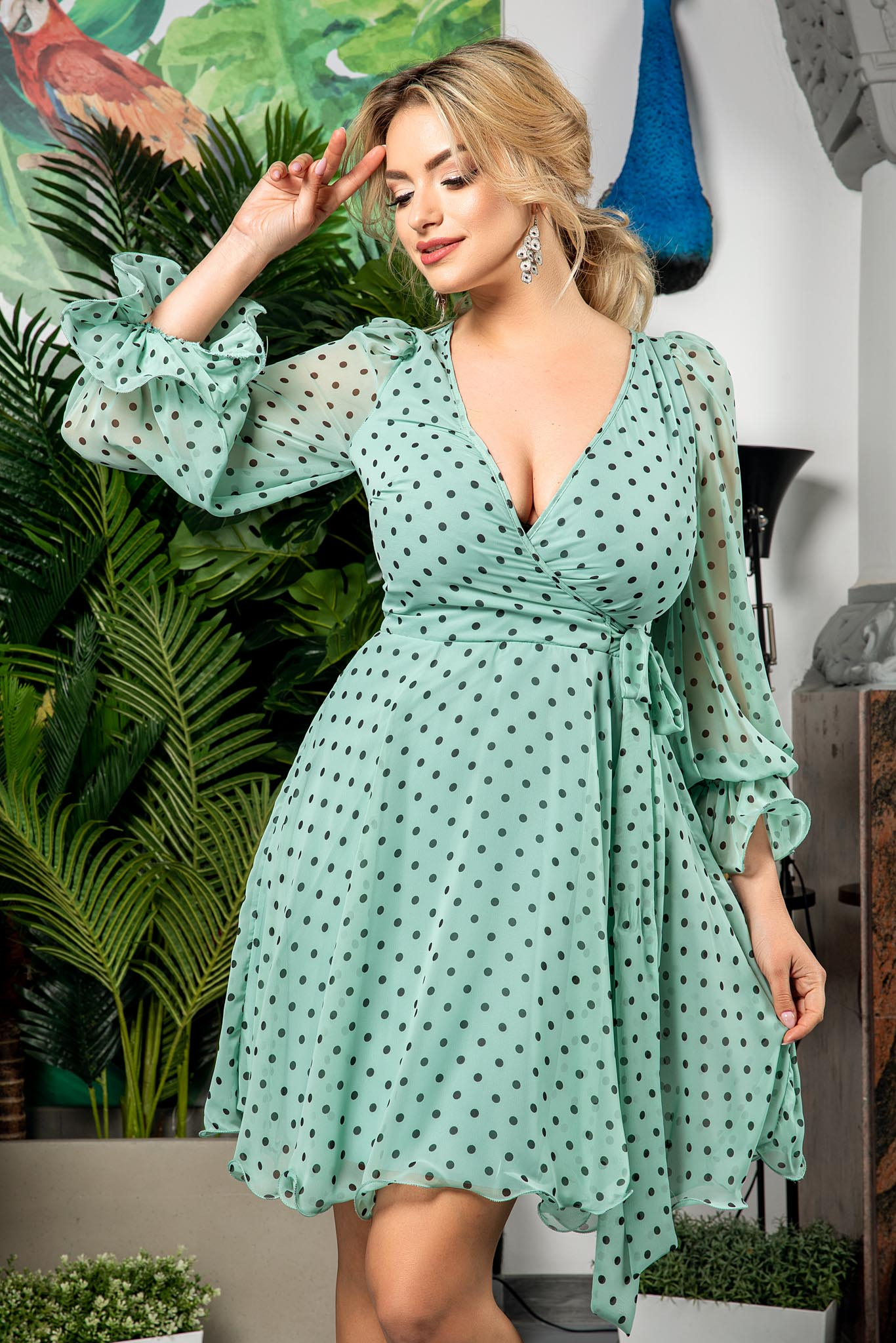 Rochie simine mint