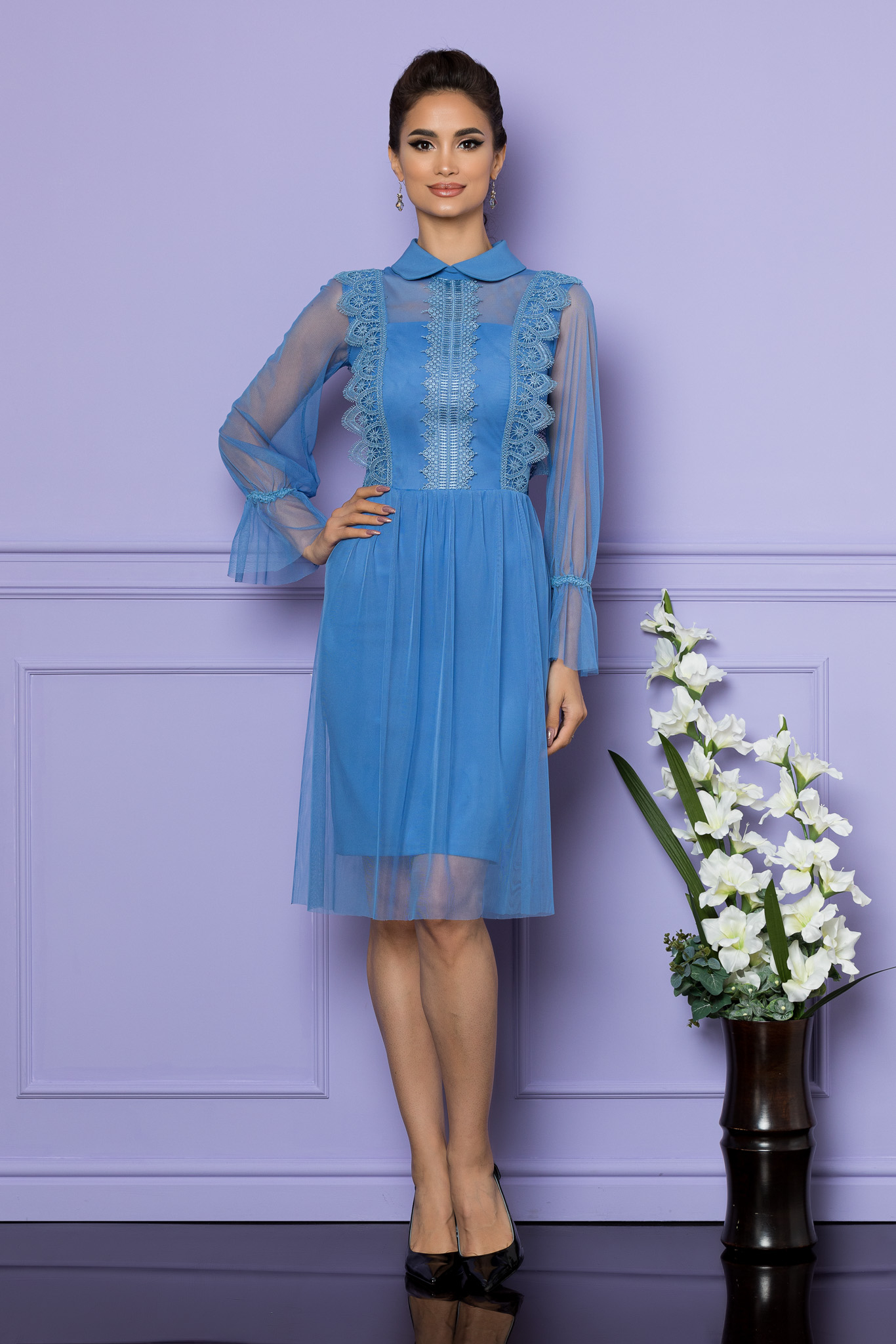 Rochie priscilla bleu