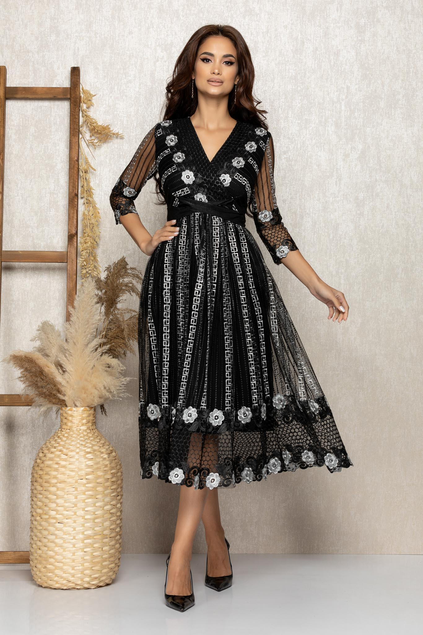 Rochie cuore bicolora