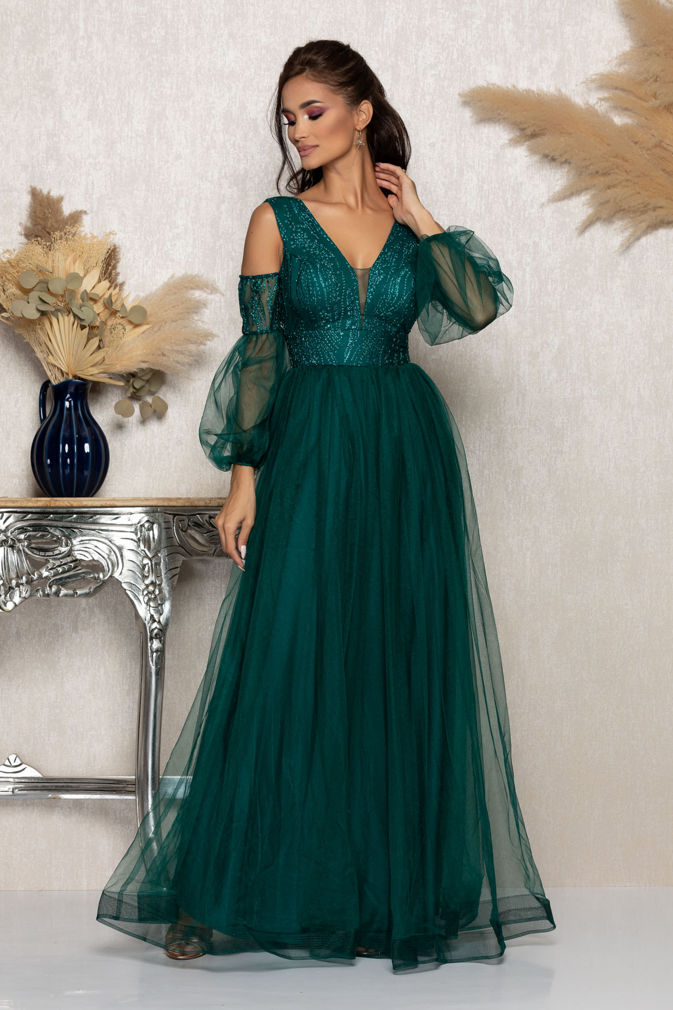 Rochie glow verde