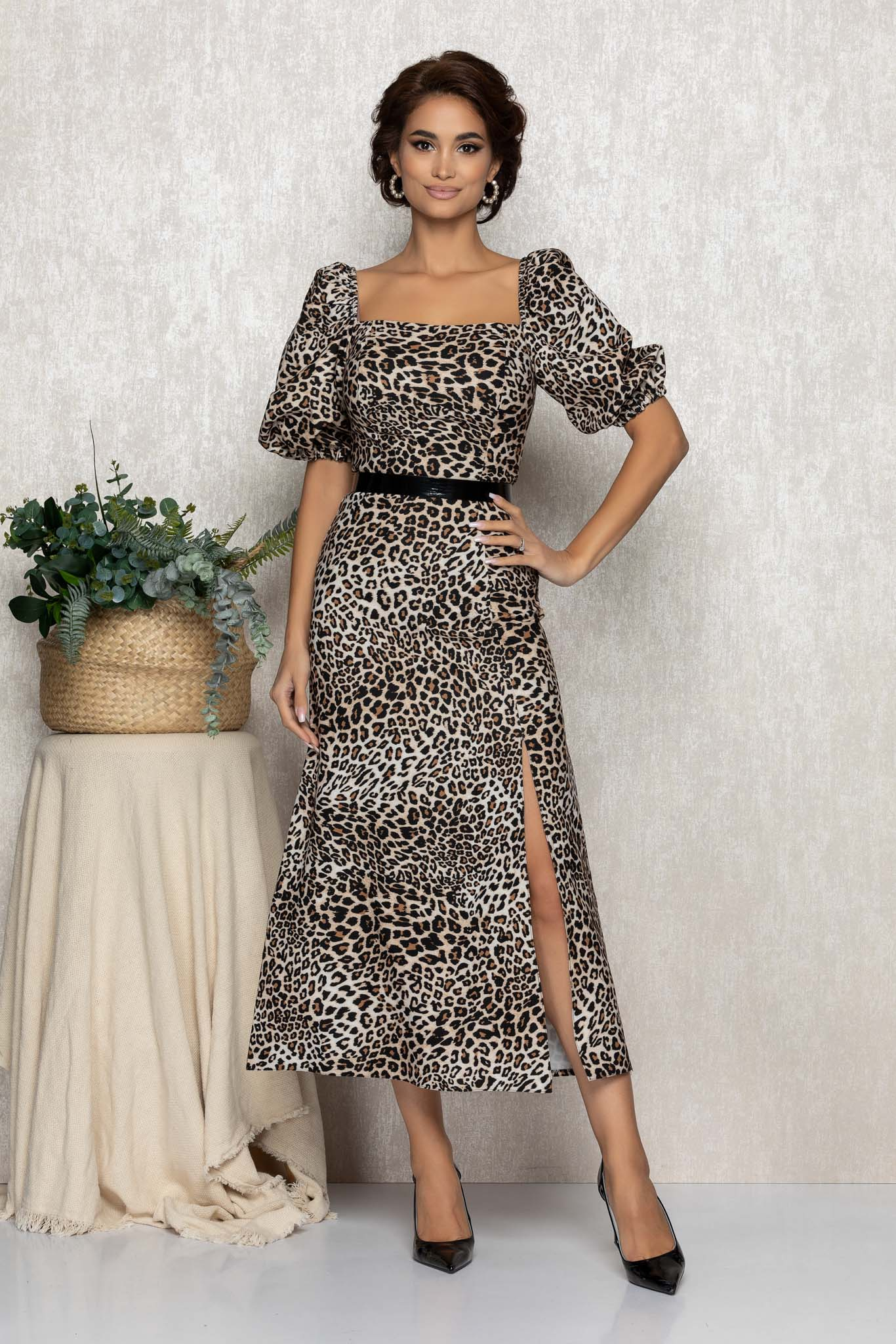 Rochie tyanna animal print