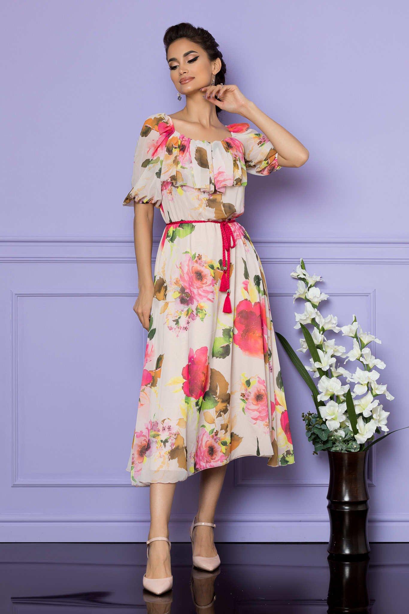 Rochie karina rose floral
