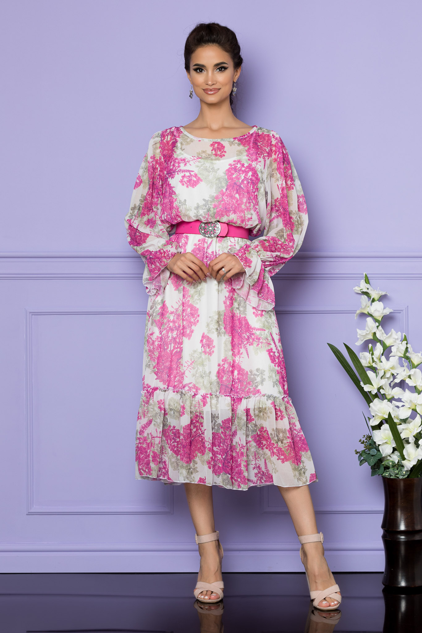 Rochie Melanie Fucsia Marimi mari 2023-09-24