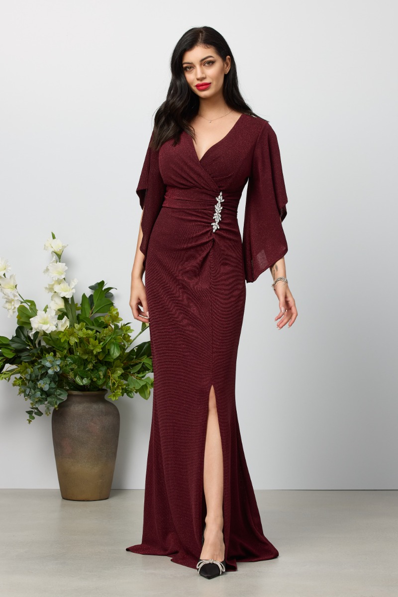 Rochie de ocazie Olimpia Bordo