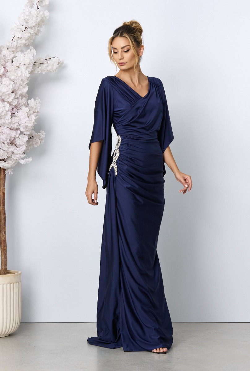 Rochie de ocazie Charlene Bleumarin