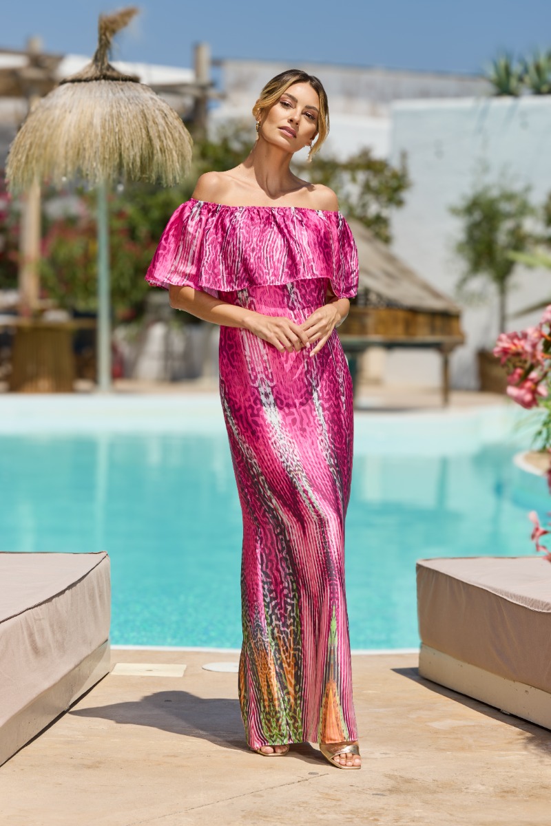 Rochie eleganta Xilena Ciclam