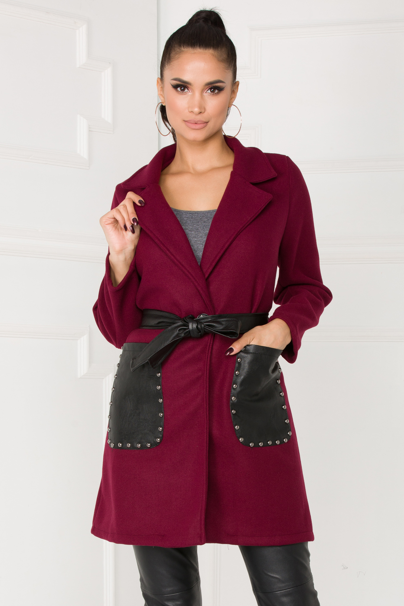 Palton dream bordo