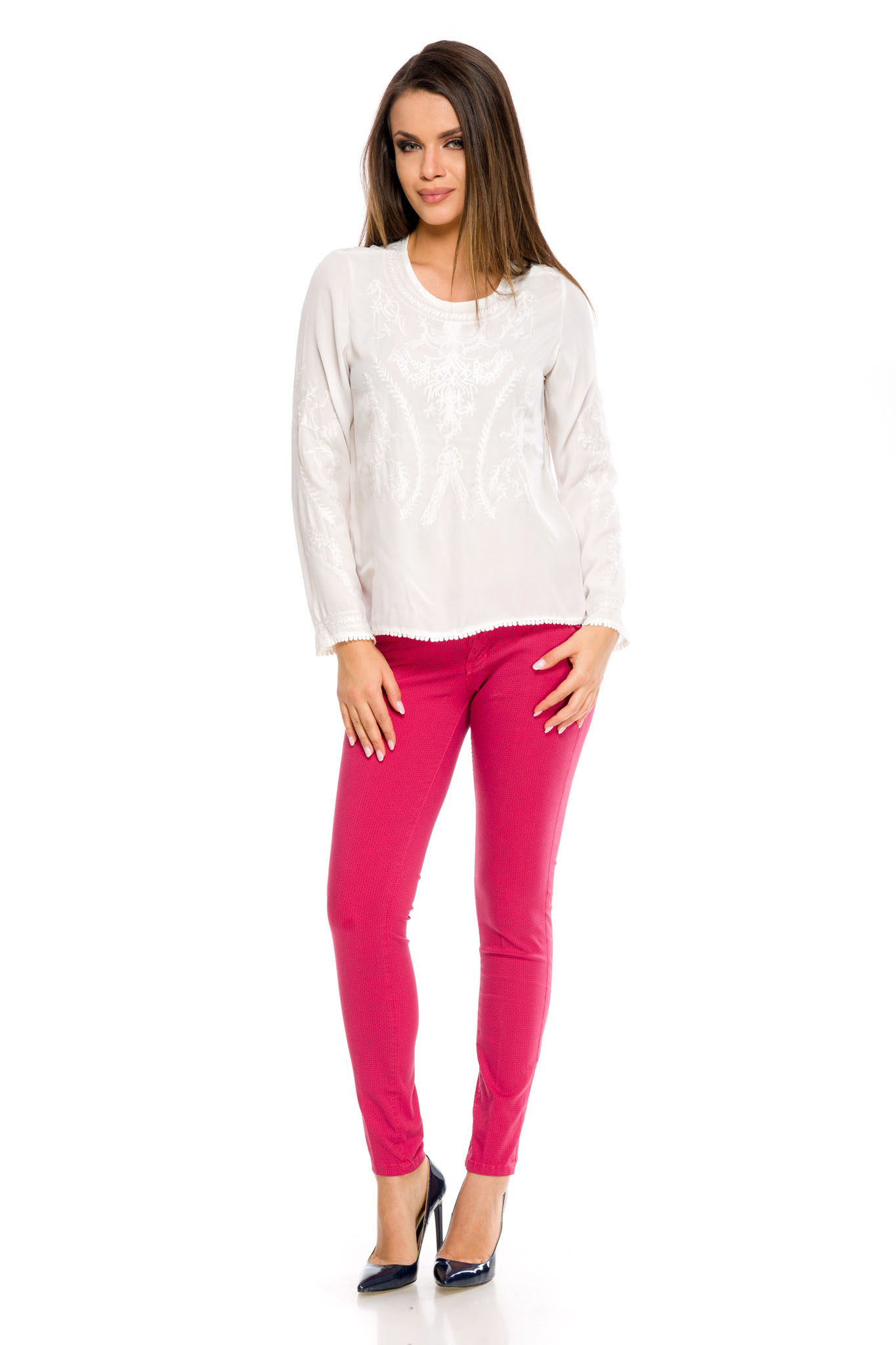pantaloni cien ciclam