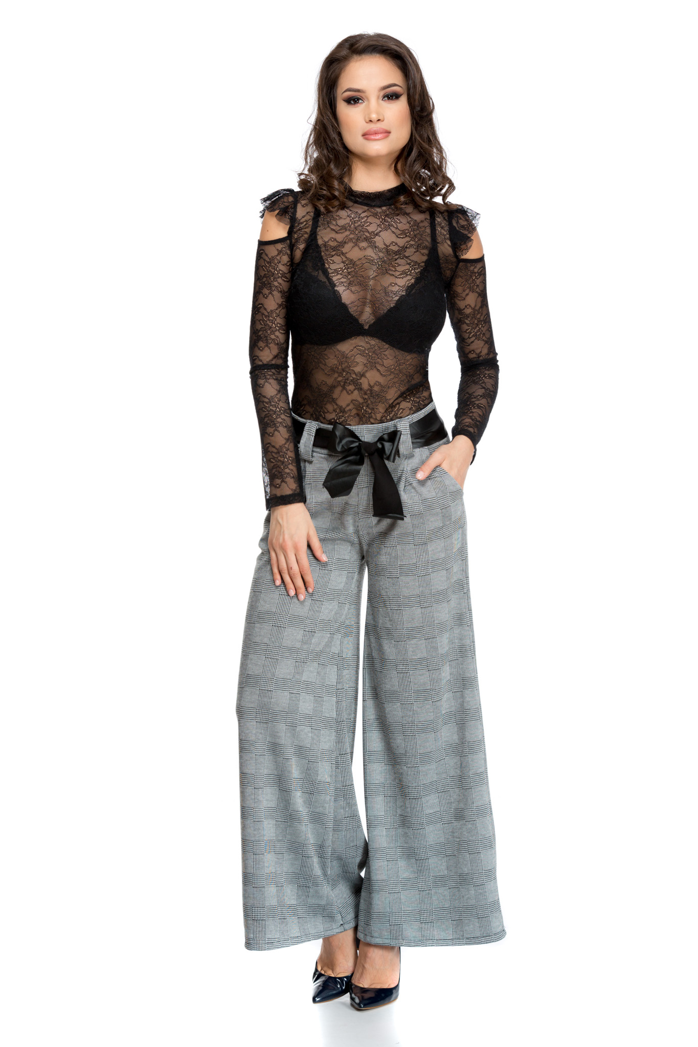 pantaloni kalvin gri