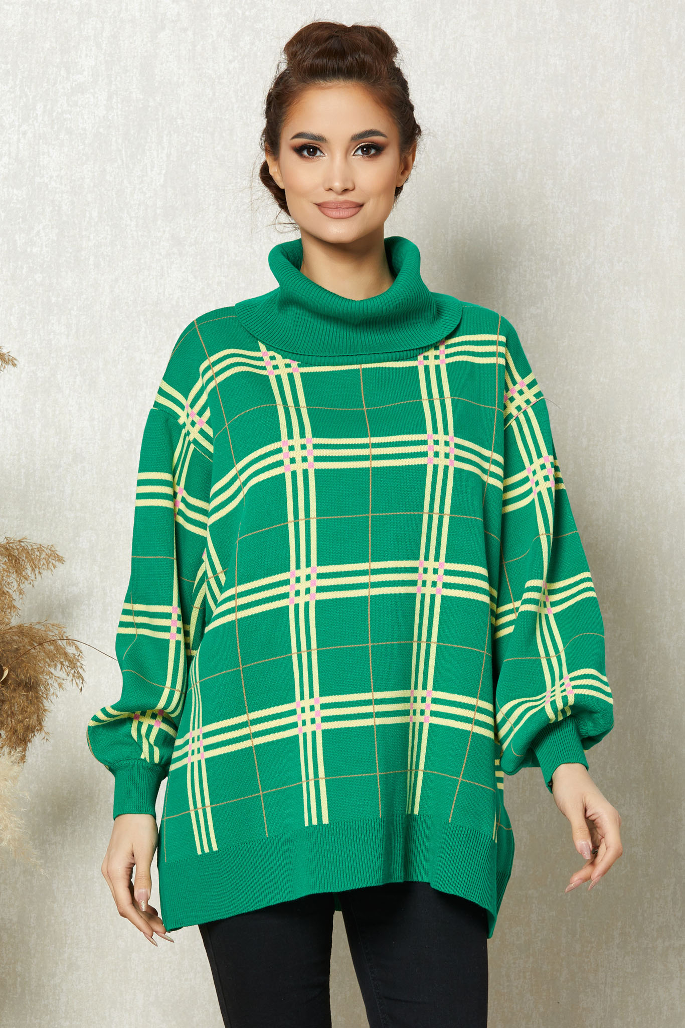 Pulover criss verde