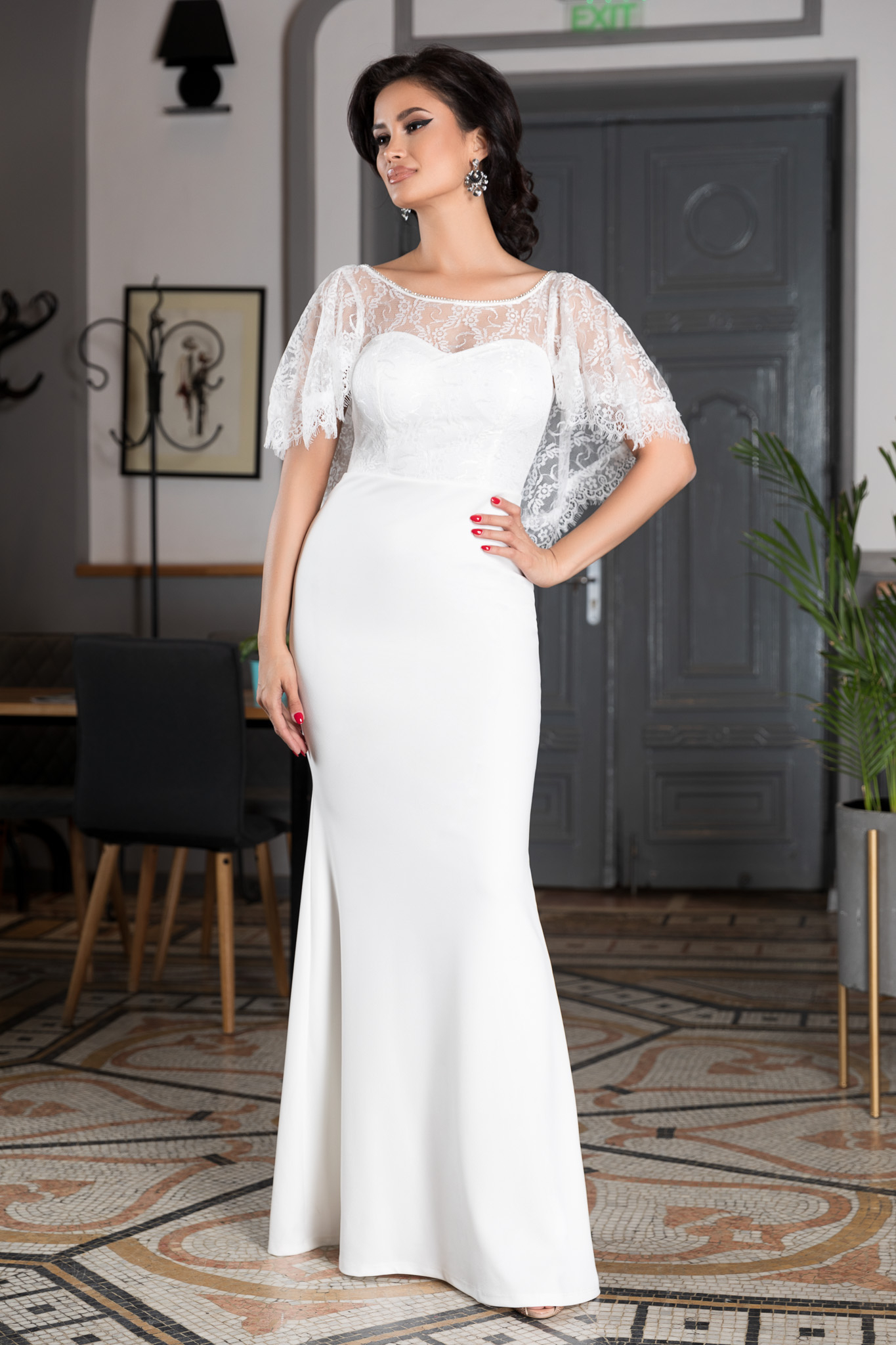 Rochie olimpia alba