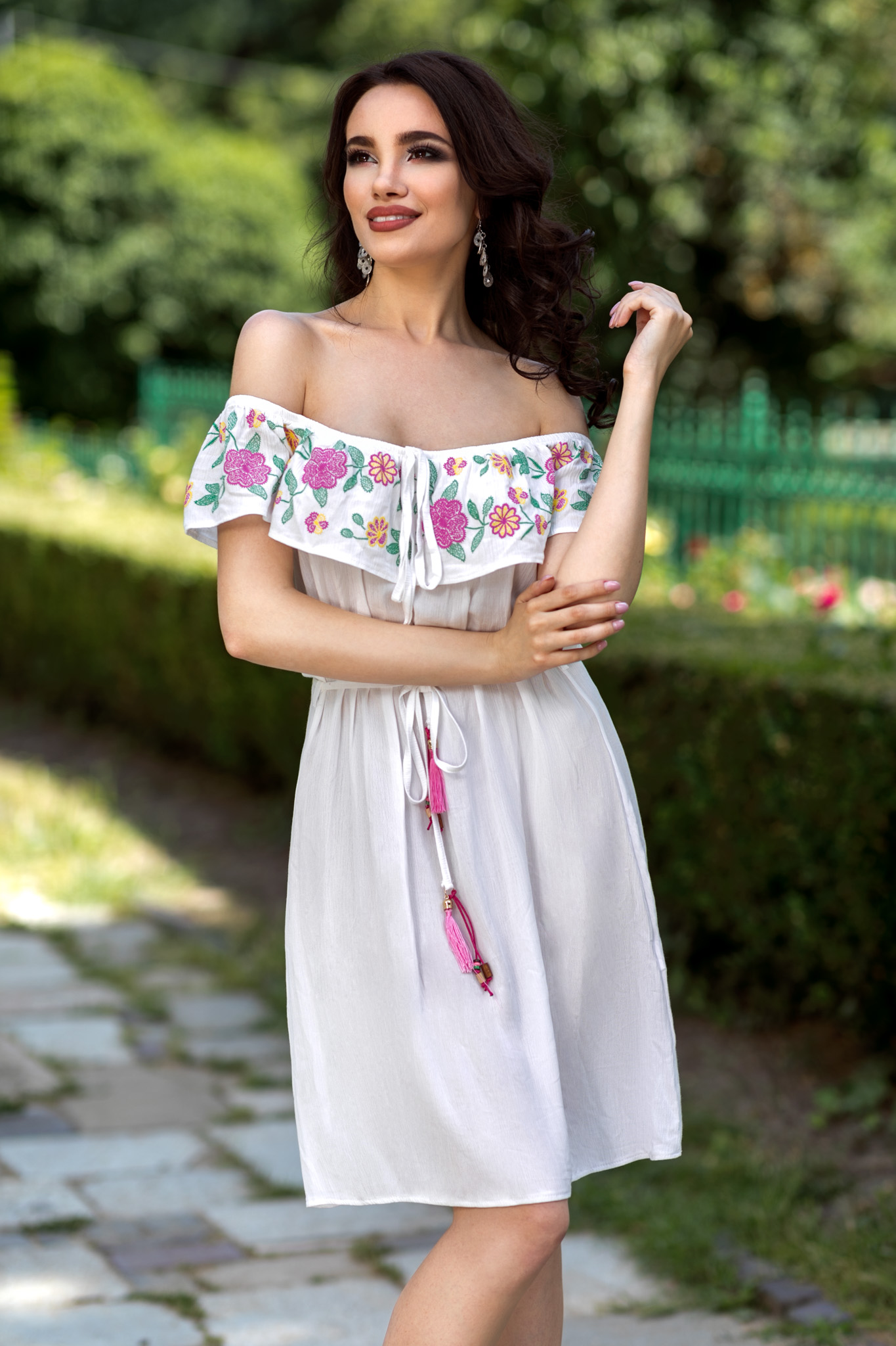 Rochie nathalie alba