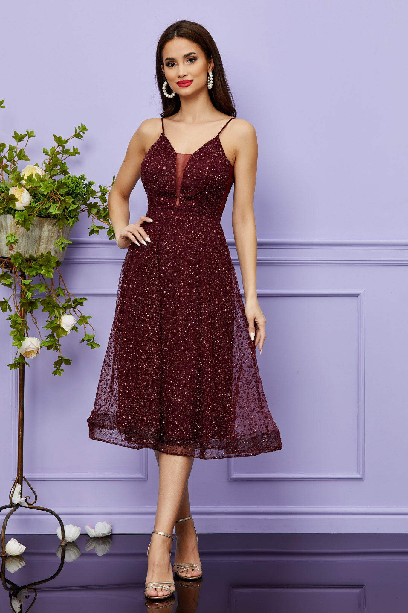 Rochie sweetie bordo