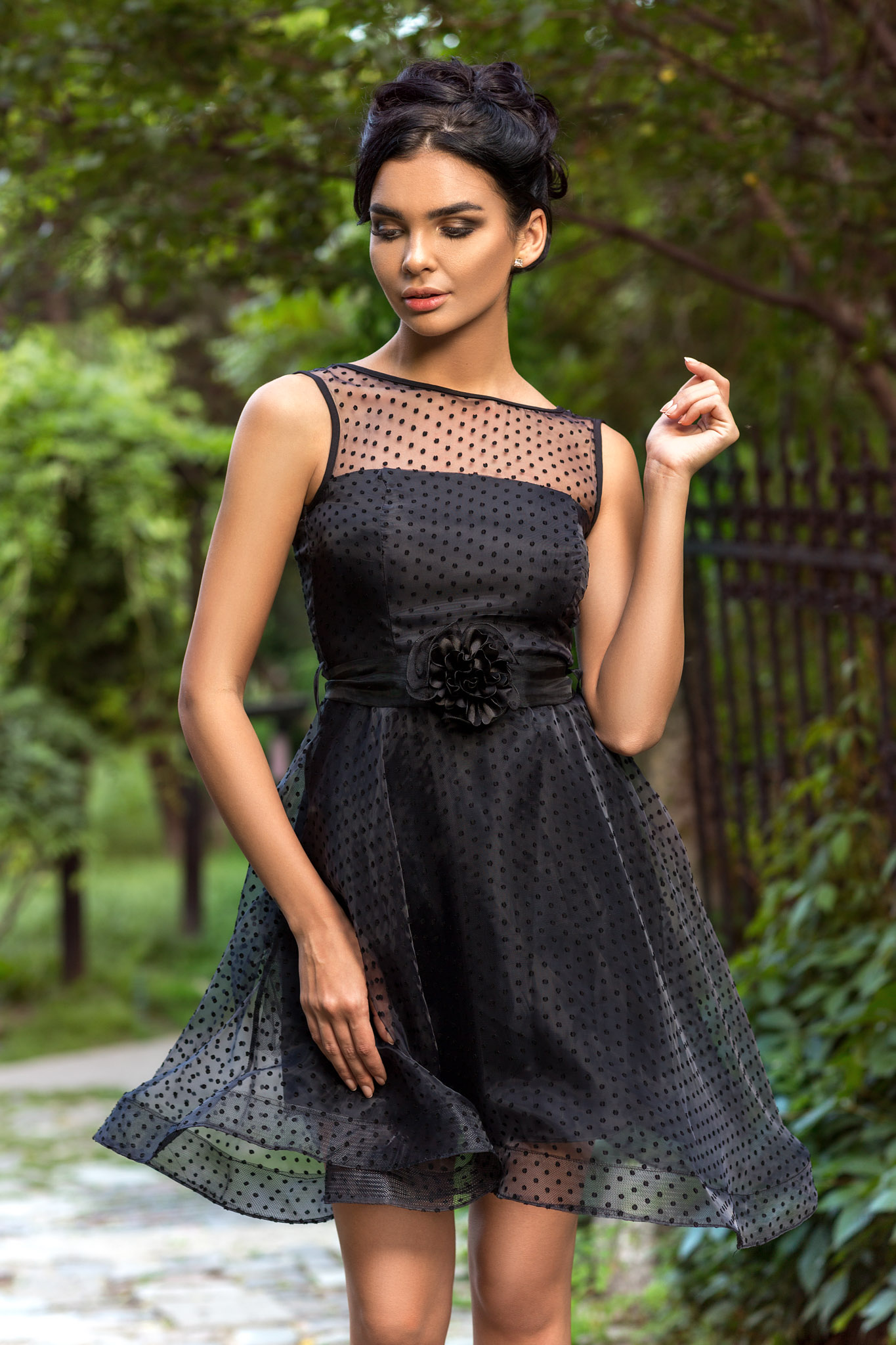 rochie kyra neagra