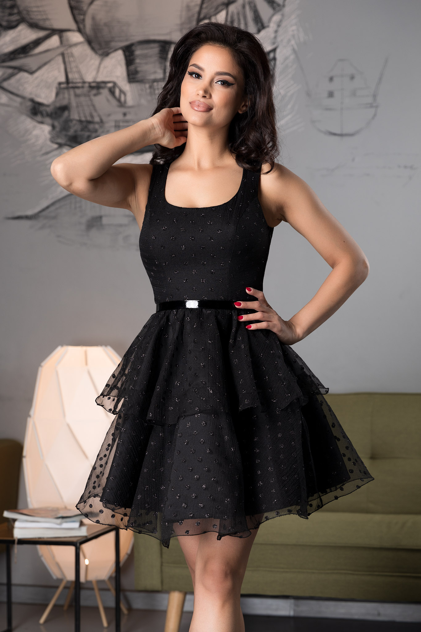 Rochie clarine neagra