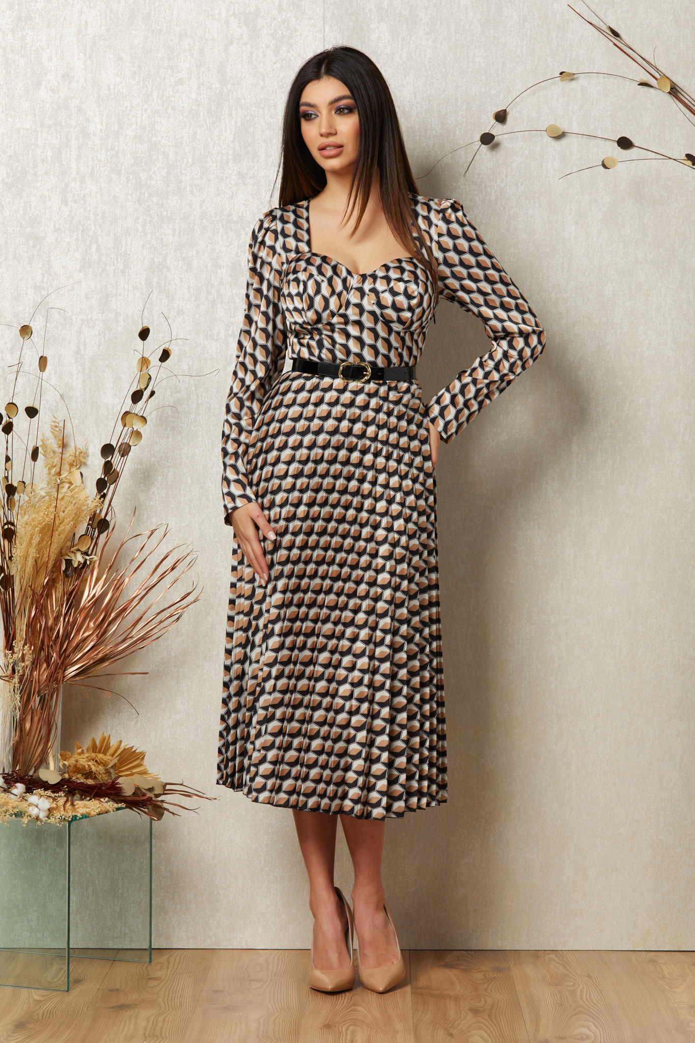 Rochie selena bej