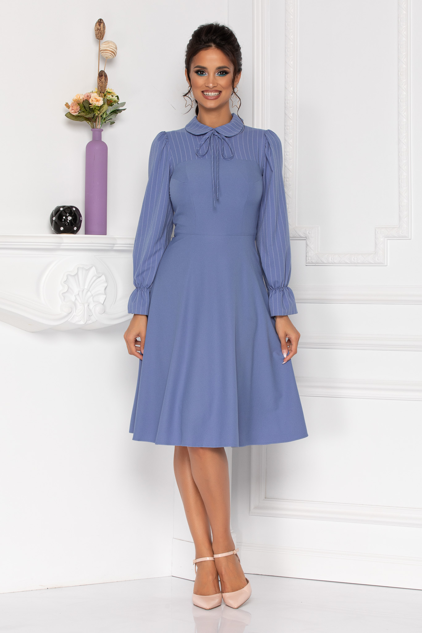Rochie Moze Helga Bleu