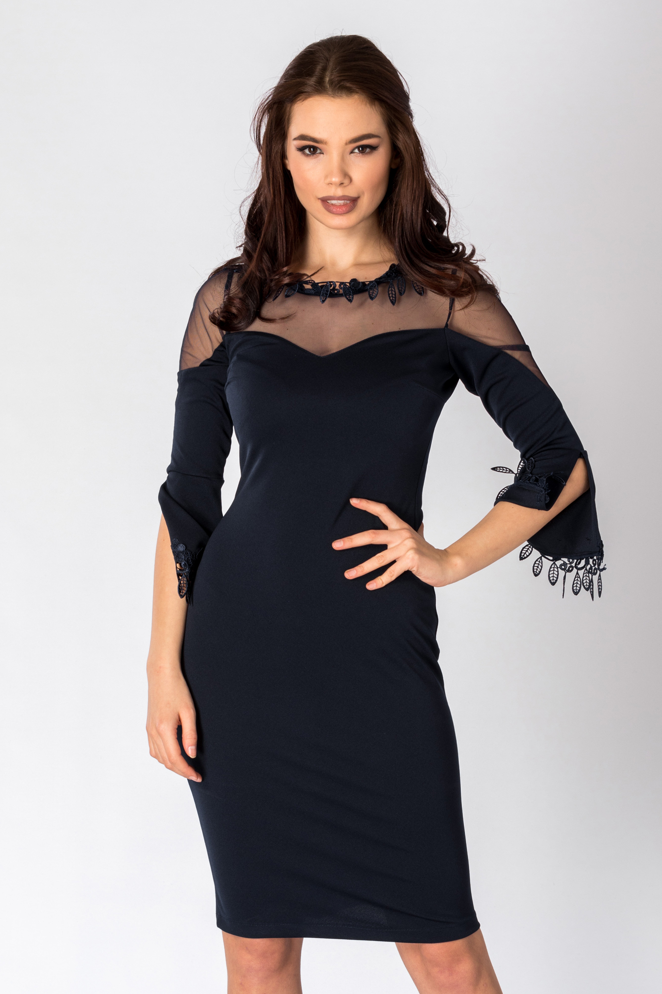 Rochie salma bleumarin