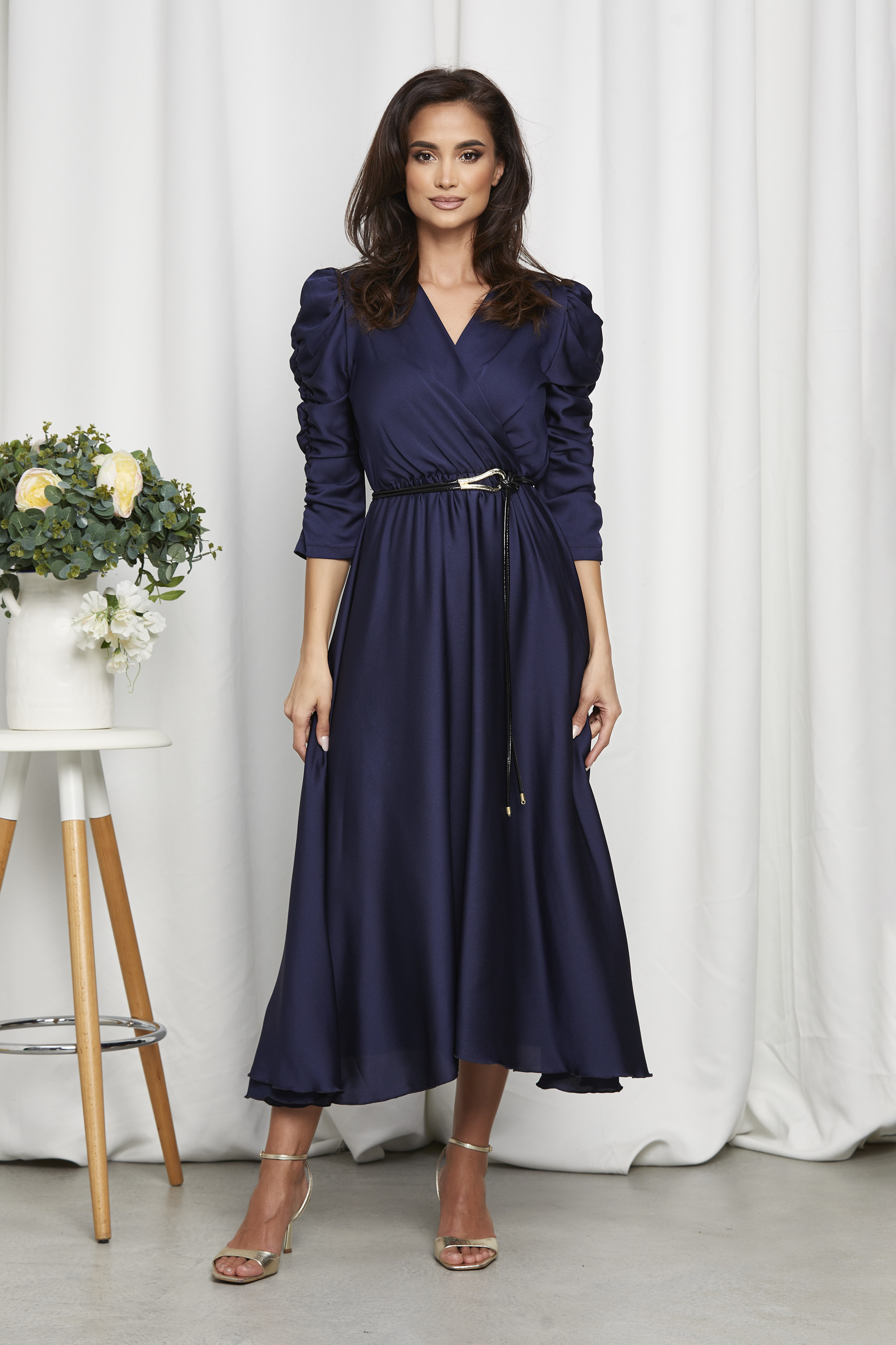 Poze Rochie Yulia Bleumarin zonia.ro 